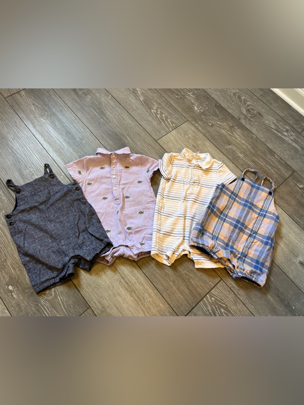 Janie and Jack Boy’s Costal Summer Bundle Sizes 6-12 and 12-18
